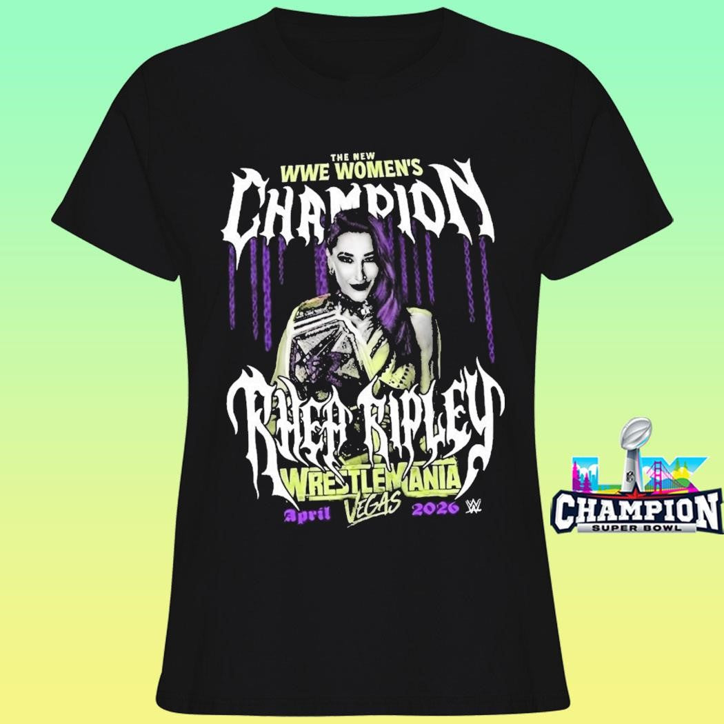Rhea Ripley Wrestlemania Vegas 2026 Champion Shirt