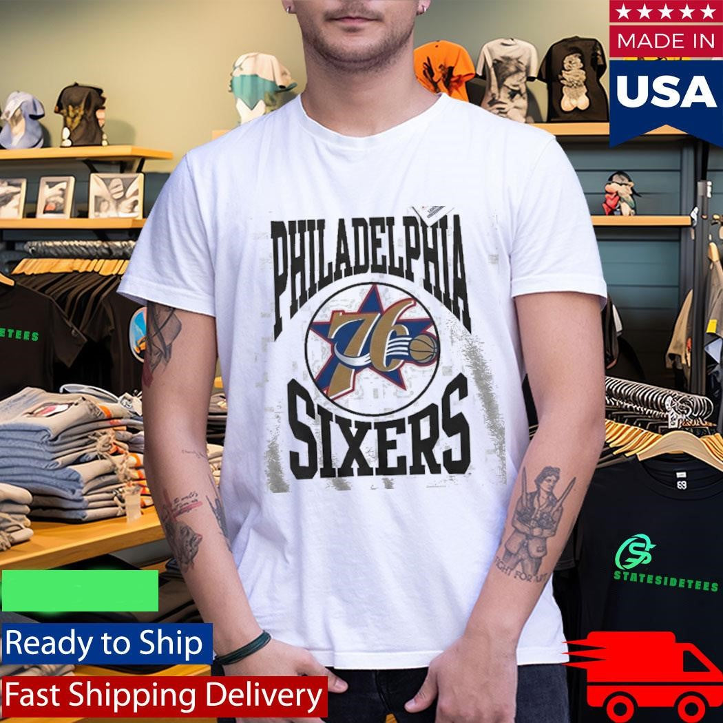 Rhiannon Ally Good Morning America grey Philadelphia 76ers Shirt