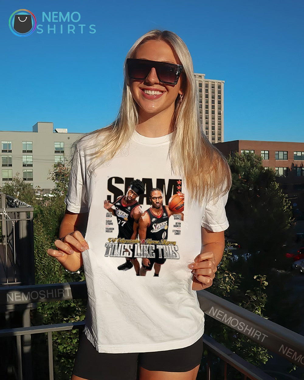 SLAM Tyrese Maxey and VJ Edgecombe Philadelphia 76ers times like this shirt