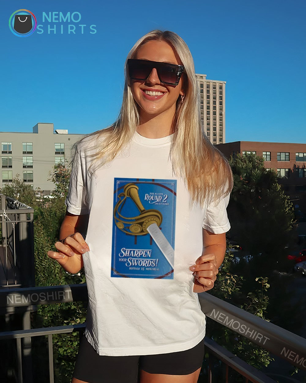 Sharpen your swords Buffalo Sabres vs Montreal Canadiens 2026 Playoffs round 2 one cut closer shirt