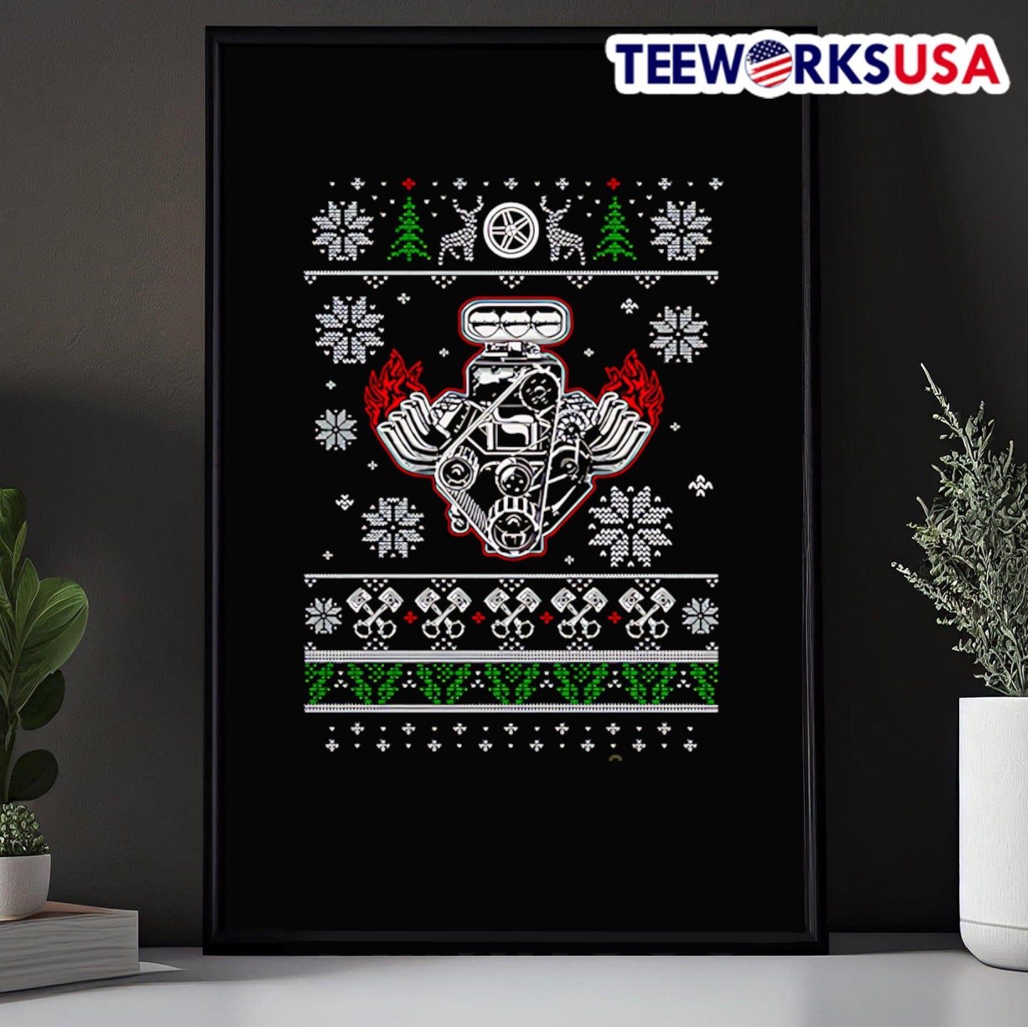 Shifting Gears Matt Parker Car Engine Christmas Shirt
