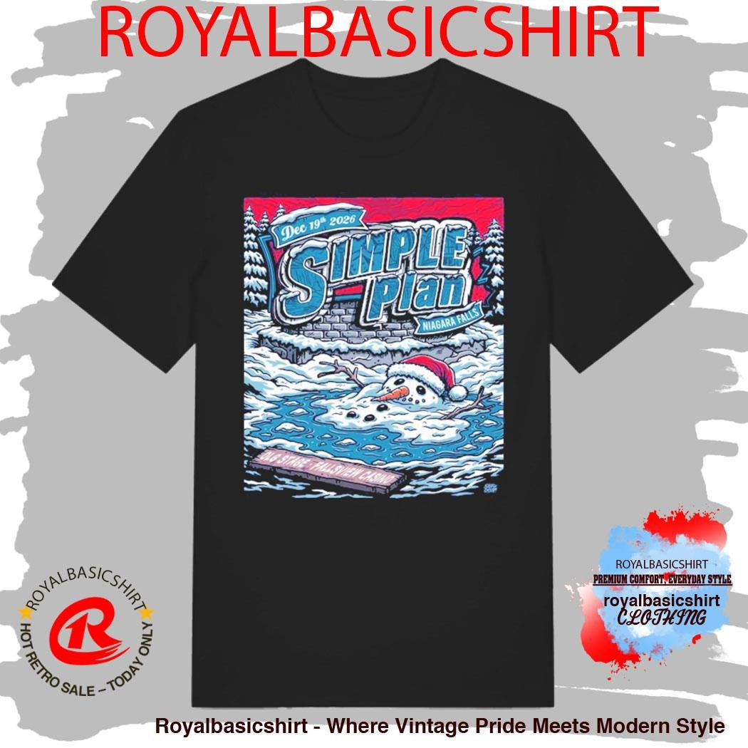 Simple Plan OLG Stage At Fallsview Casino In Niagara Falls ON On December 19 2026 Shirt