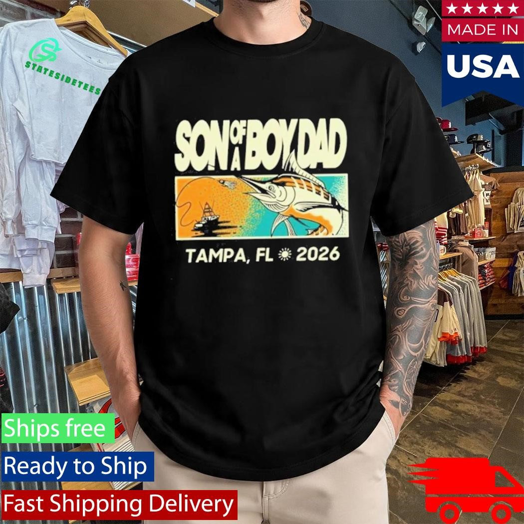 Son Of A Boy Dad Fish Pocket Shirt