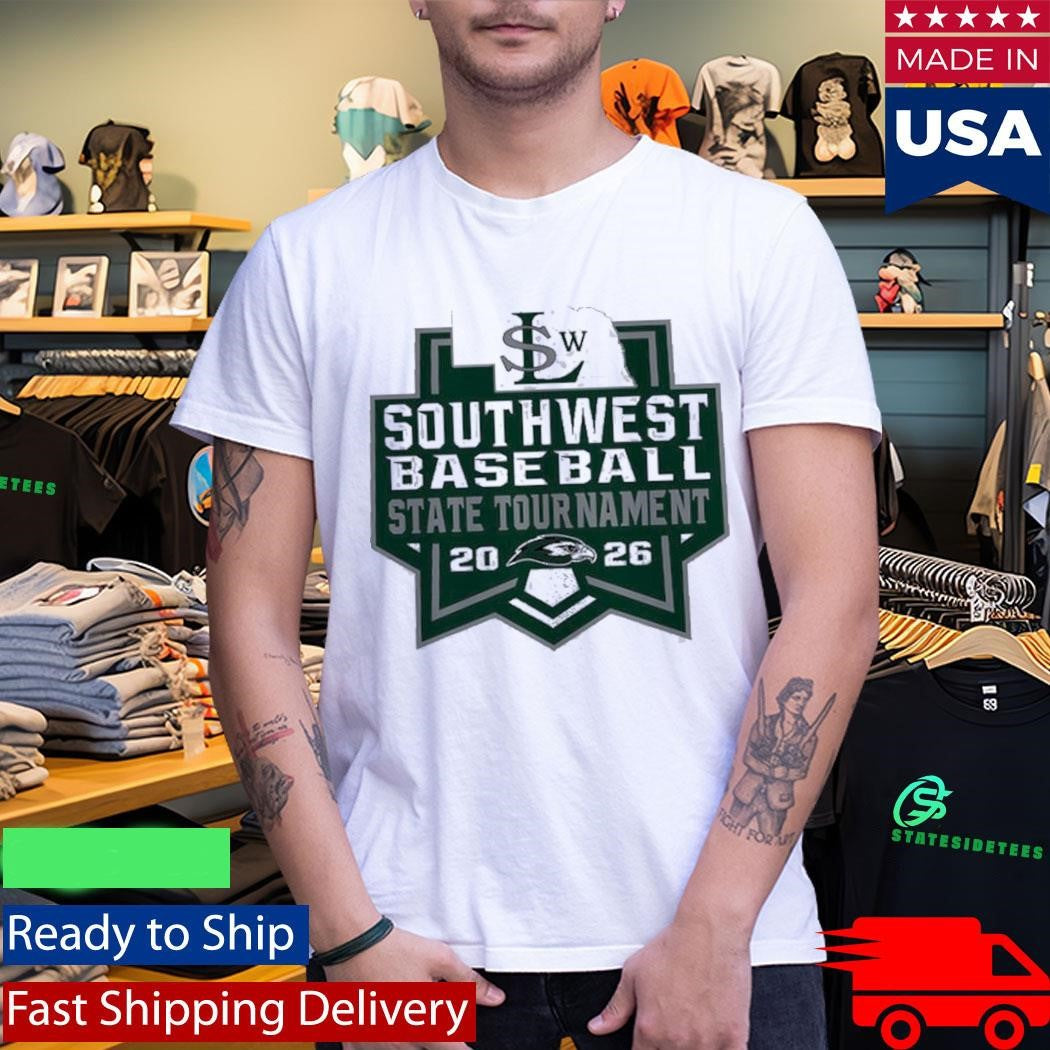 Southwest Silver Hawks Baseball State Tournament 2026 Logo Shirt