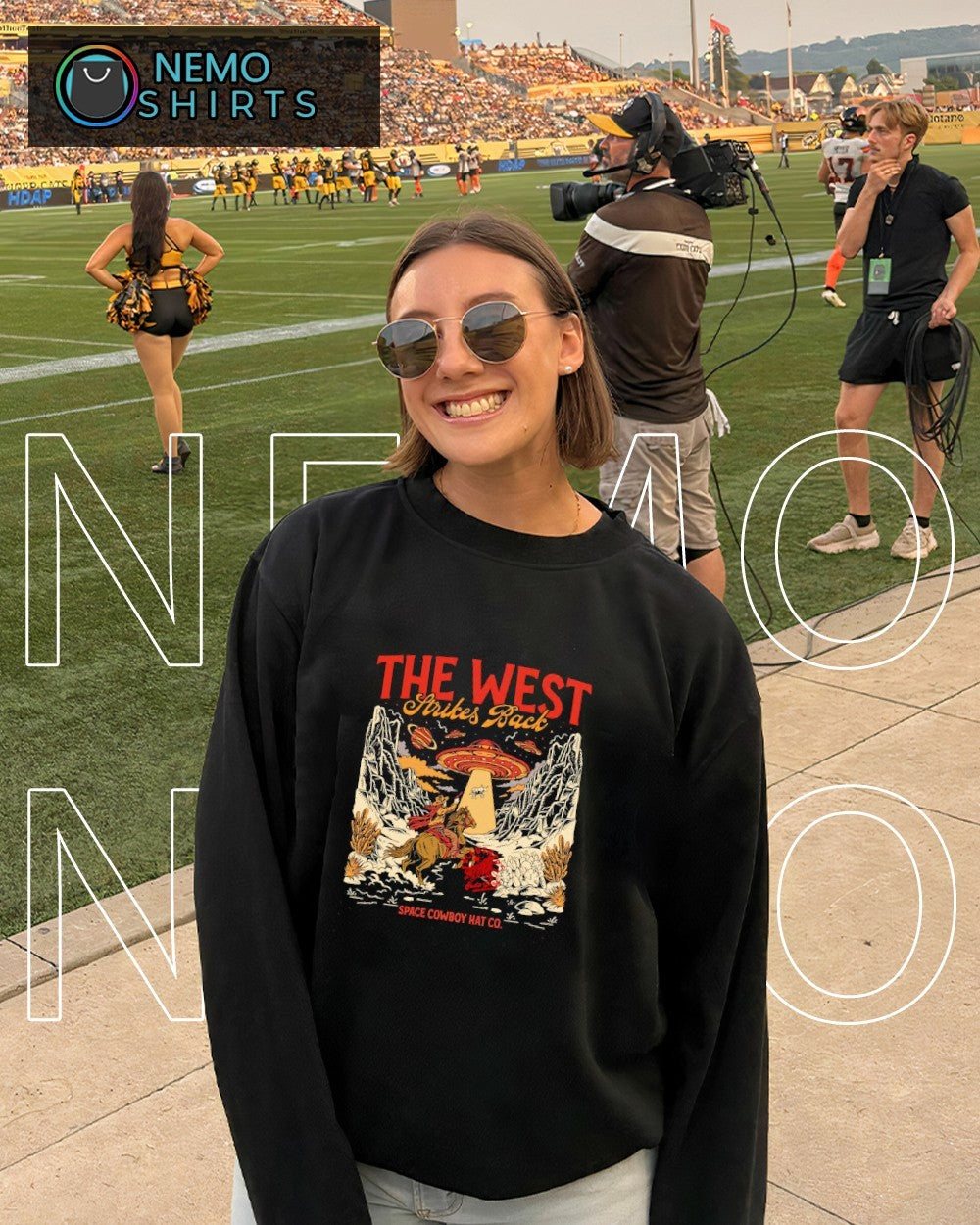 The west strikes back space cowboy shirt