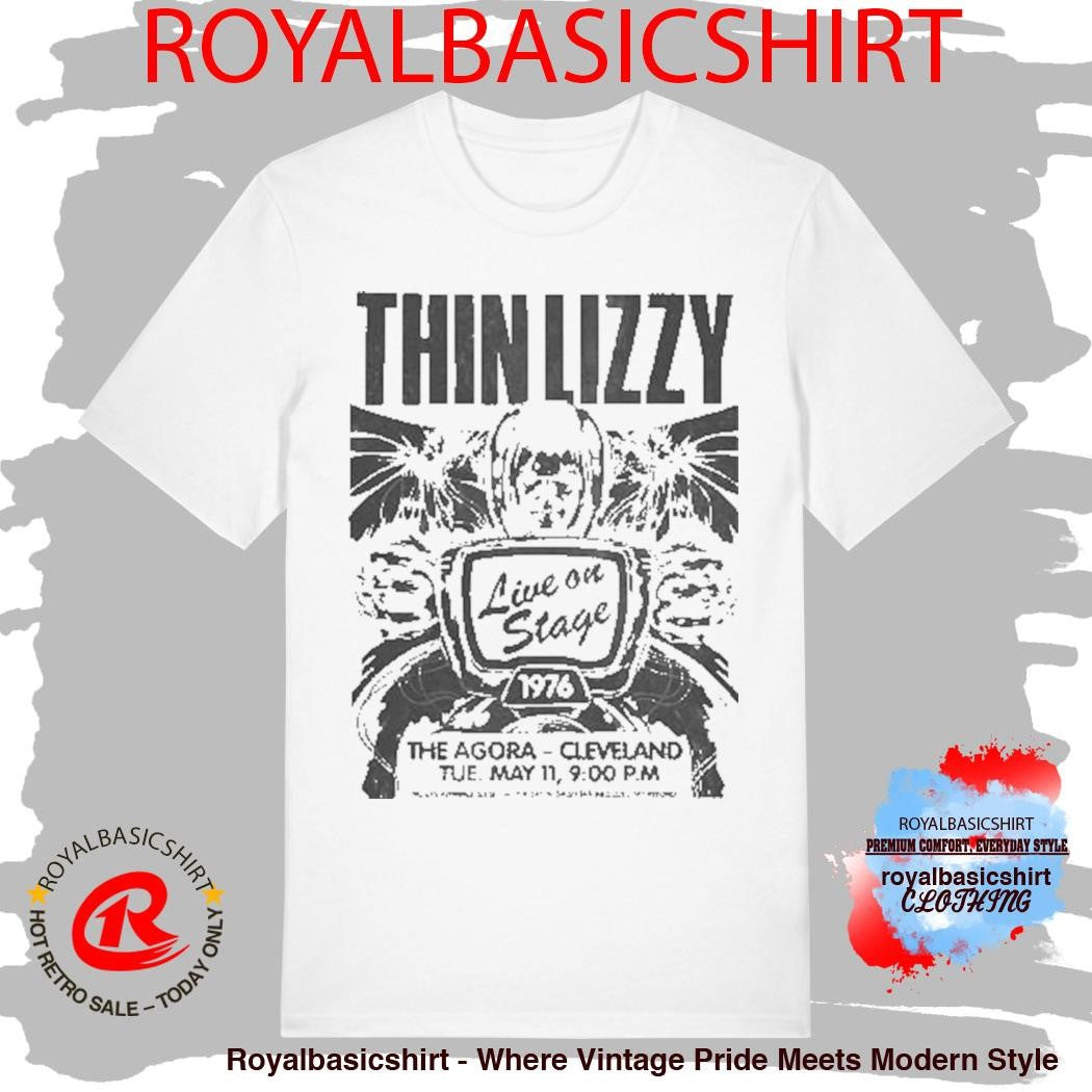 Thin Lizzy Jailbreak Flyer Cleveland Shirt