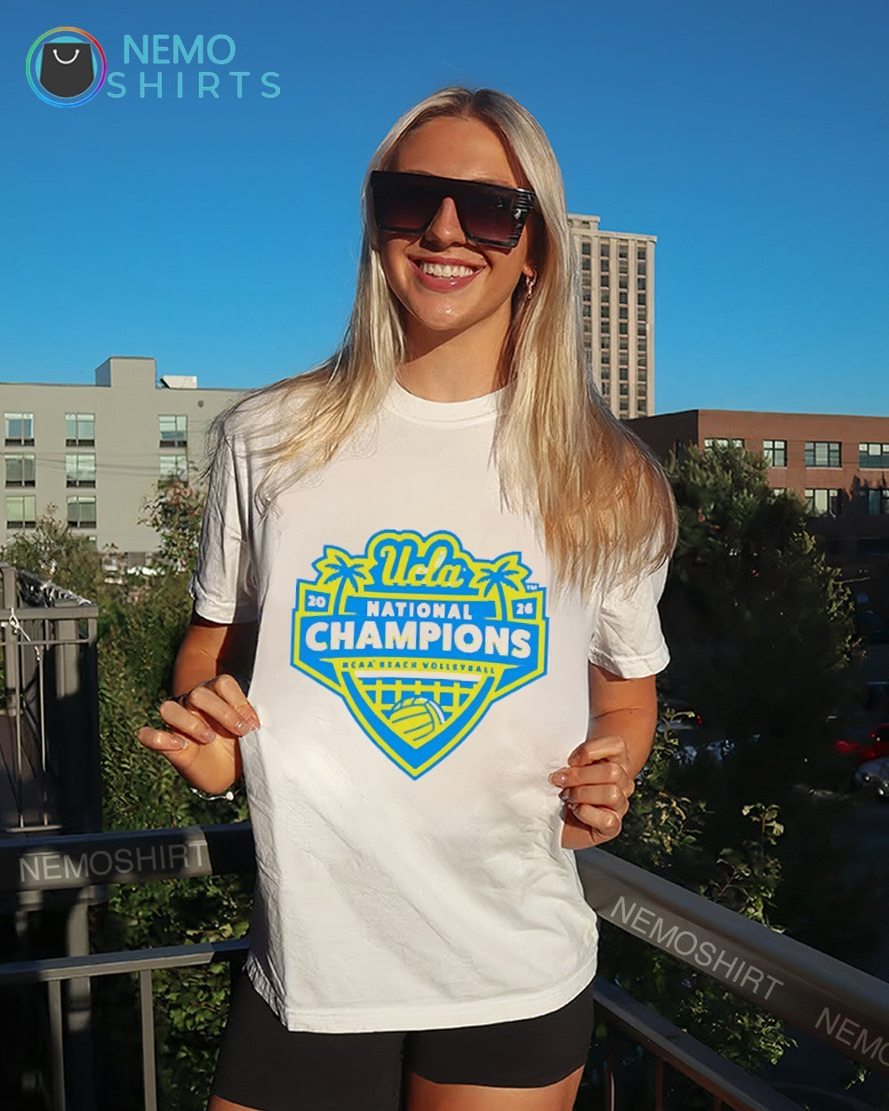 UCLA Bruins 2026 NCAA Beach Volleyball National Champions logo shirt