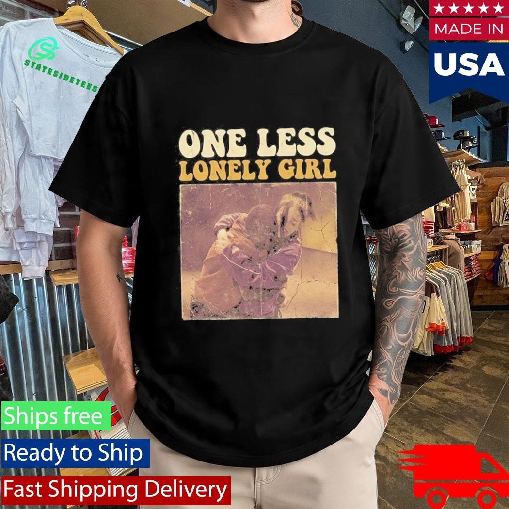 Vintage Billie Eilish Justin Bieber One Less Lonely Girl Shirt