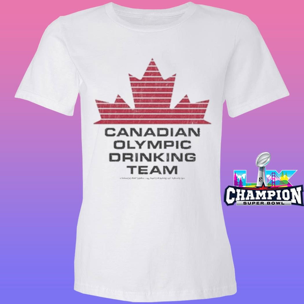 We Are Paranoid Team Canada Olympic Drinking Team Shirt
