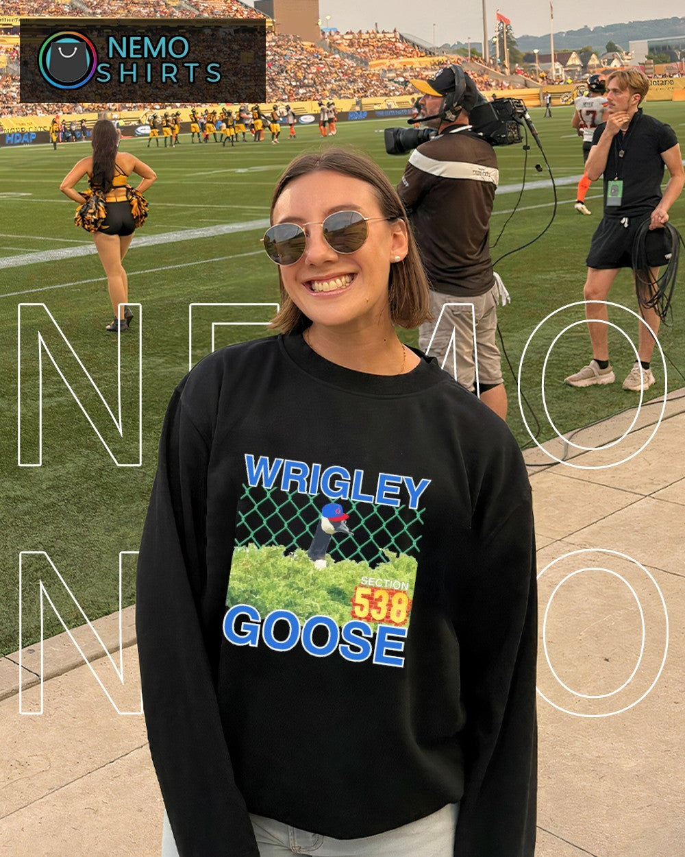 Wrigley goose section 538 Chicago Cubs shirt