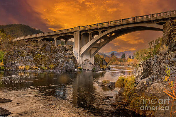 Autumn Sunset Rouge River Print