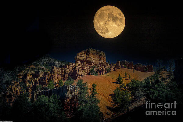 Big Desert Moon Print