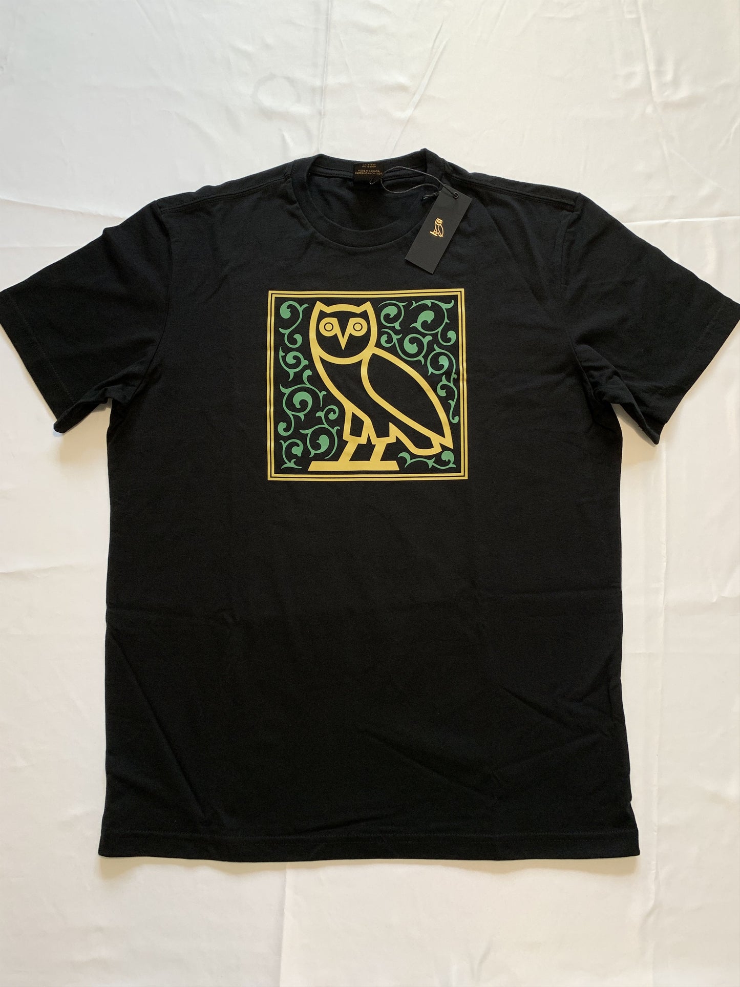 October Very Own Rare Ovo Family Arabic Calligraphy Owl Black (1)