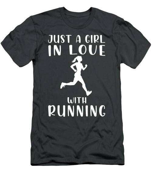 Chasing Dreams One Step At A Time Running Girls Delight T-Shirt