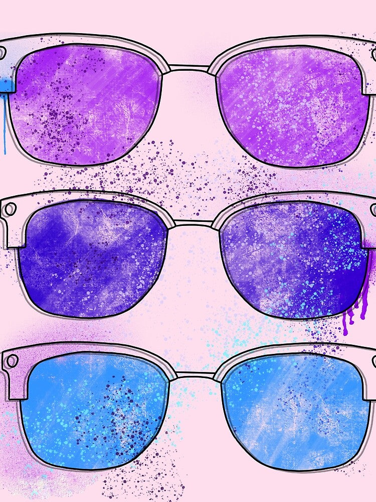 Spraypaint Glasses by skiwohn