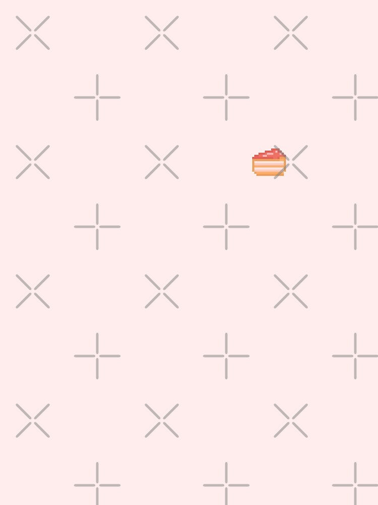 Pixel Art Strawberry Cake by TakoyakiTech