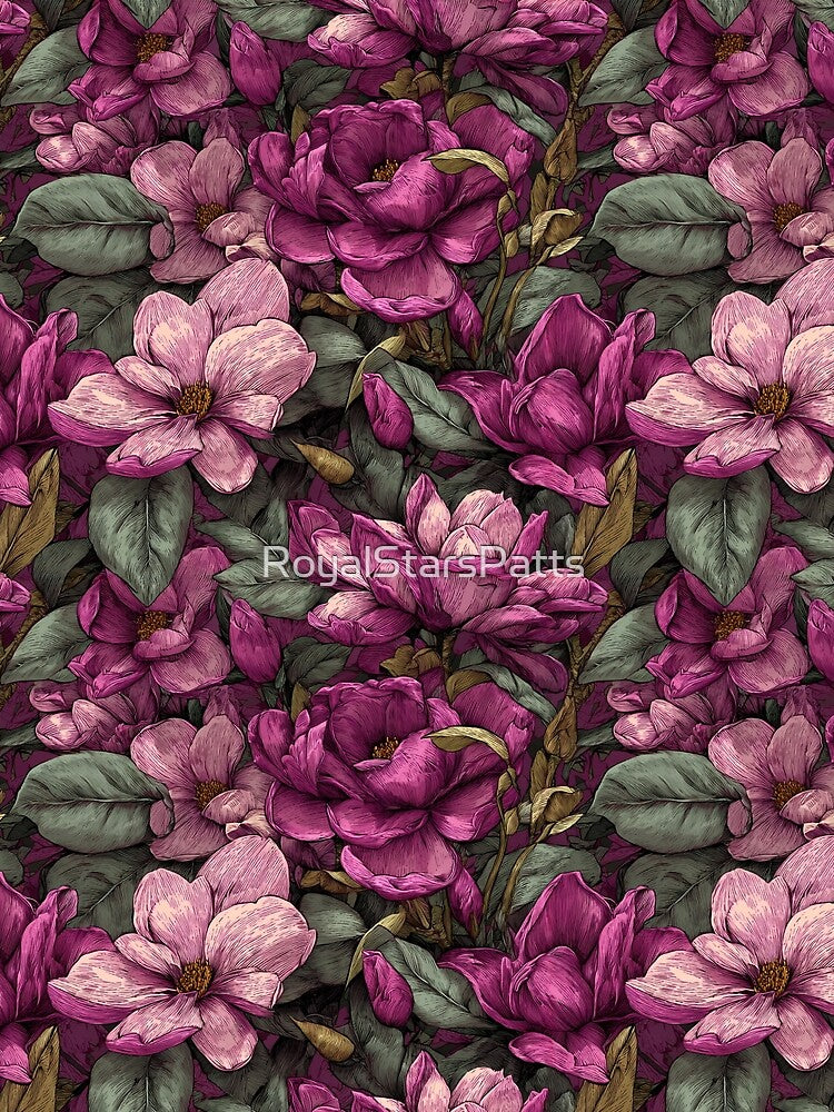 Vibrant Gardenias Flower - Botanical Garden Pattern - Birthday Gifts For Husband by RoyalStarsPatts