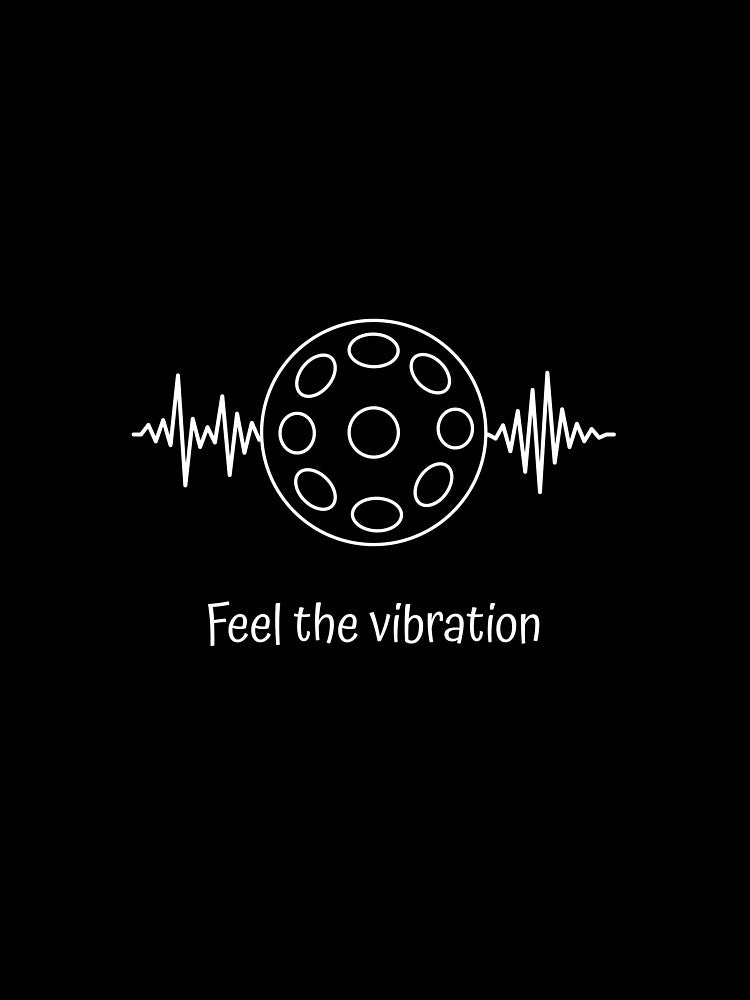 Handpan Feel the Vibration Sound Waves by JusText