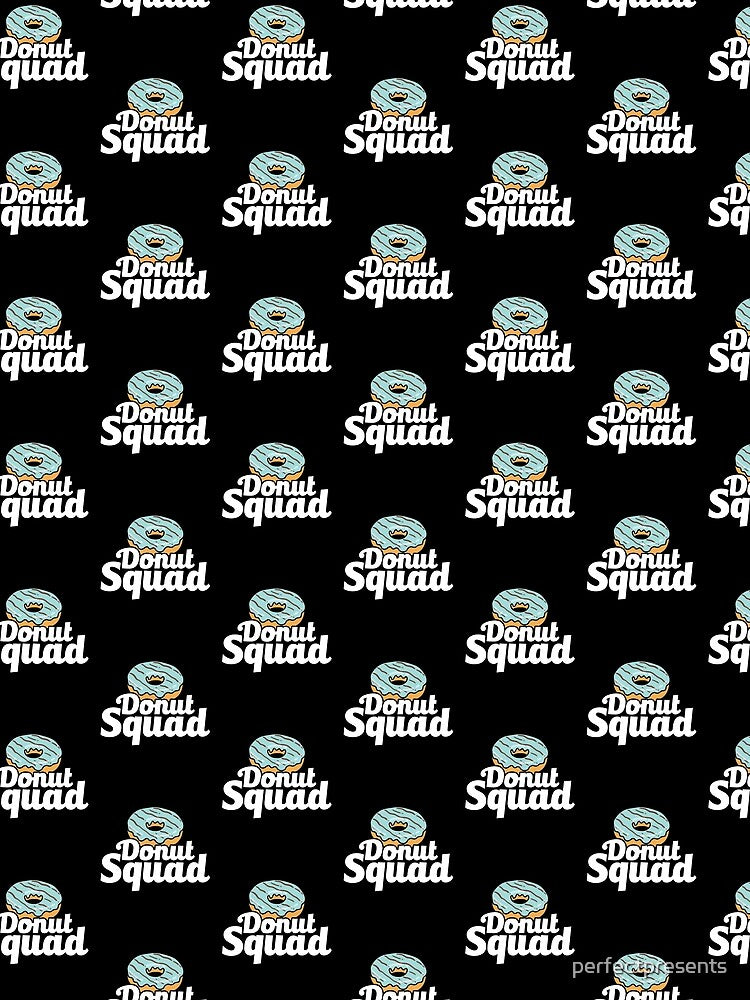 Cute & Funny Donut Squad Donut Lover Tile Pattern by perfectpresents