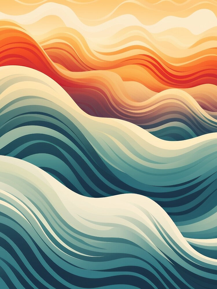 Retro Waves Old School Classic Vintage Vibes Art by PaperScaped