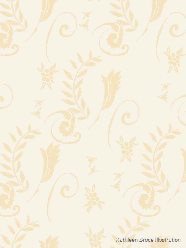 Jacquard - Yellow 2 by Kathleen Bruce Illustration