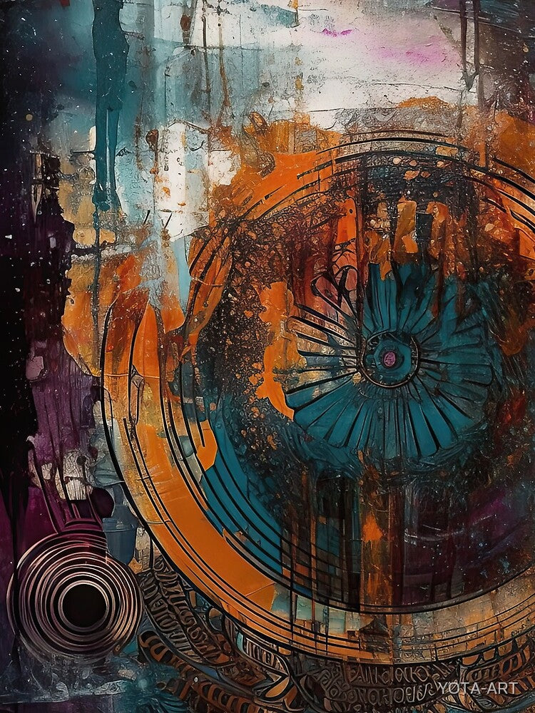 Modern Boho Art. Mesmerising Bohemian Art Painting. 16 by YOTA-ART