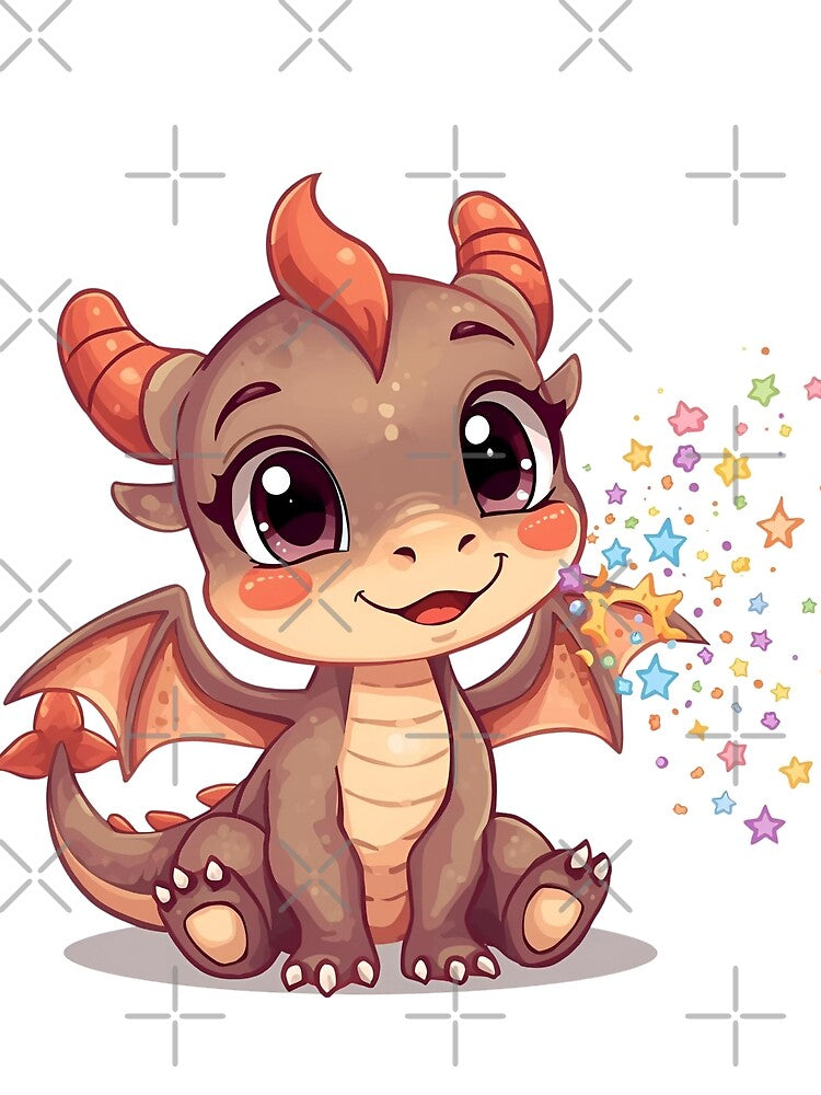 Baby dragon in the fairytale forest by SimonsDesignArt