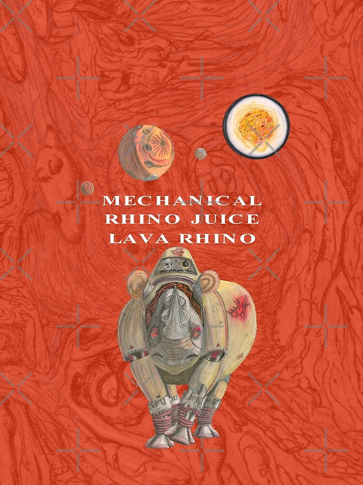 Crash of Rhinos Lava Rhino Mechanical Rhino Juice Novelty by AJLeibengeist