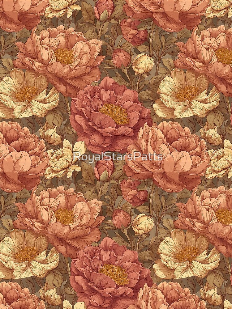 Minimalistic Rose Texture - Retro Flower Floral - Valentine Gifts For Boyfriend by RoyalStarsPatts