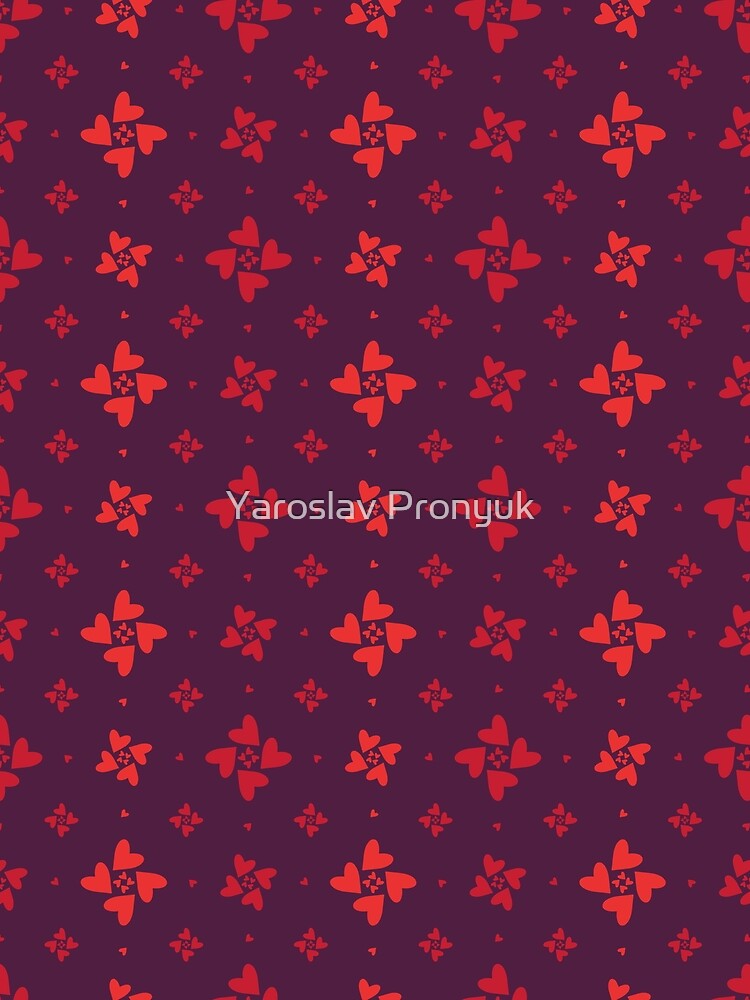 Hearts as flowers by Yaroslav Pronyuk