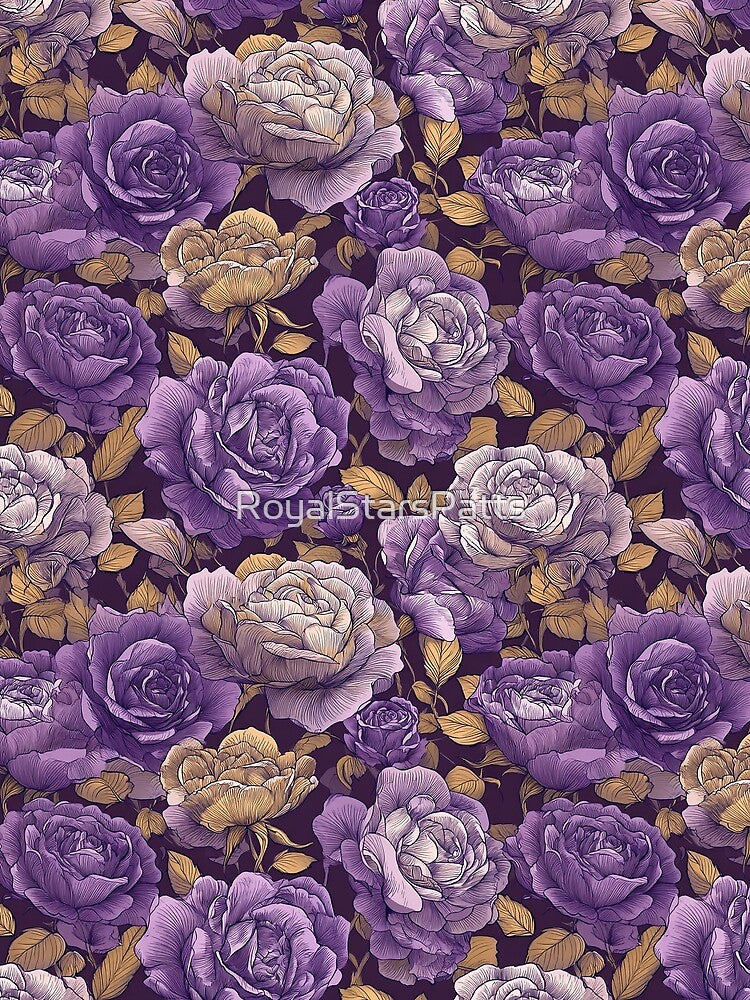 Charming Rose Texture - Vintage Flower Pattern - Bridal Shower Gifts by RoyalStarsPatts