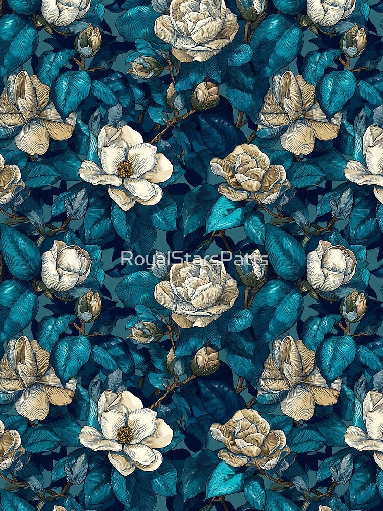 Unique Gardenias Flower - Flower Floral Pattern - Unique Gifts by RoyalStarsPatts