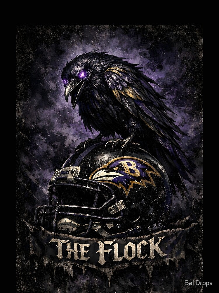 Baltimore Ravens by Bal Drops