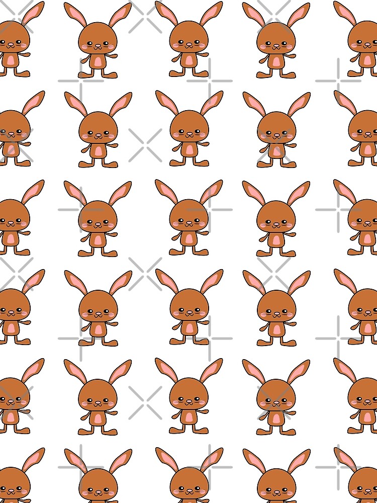 Brown Kawaii Bunny Rabbit Pack by lovelyandcute
