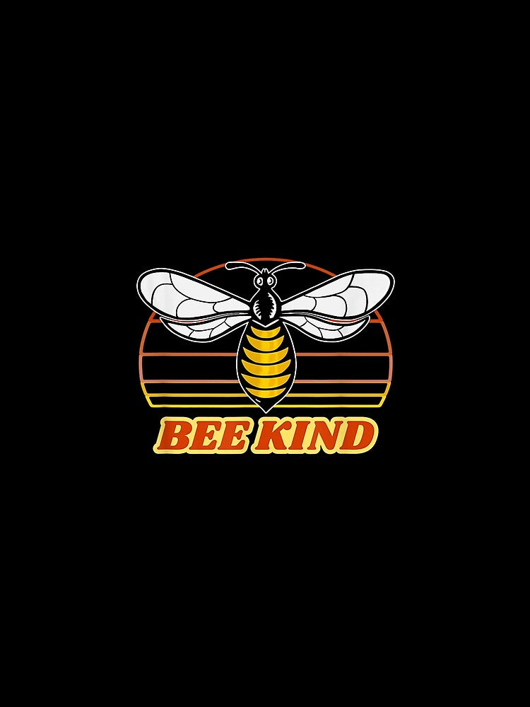 Bee Kind Retro Style Kindness by mchargue12