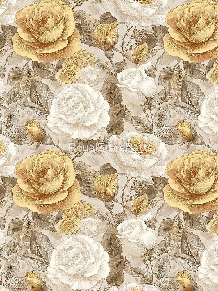Trendy Rose Flower - Flower Floral Pattern - Valentine'S Day Gifts For Her by RoyalStarsPatts