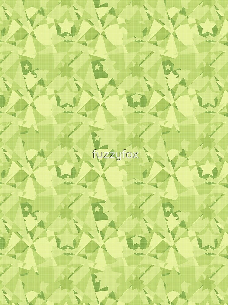 Texture abstract with stars bright green by fuzzyfox