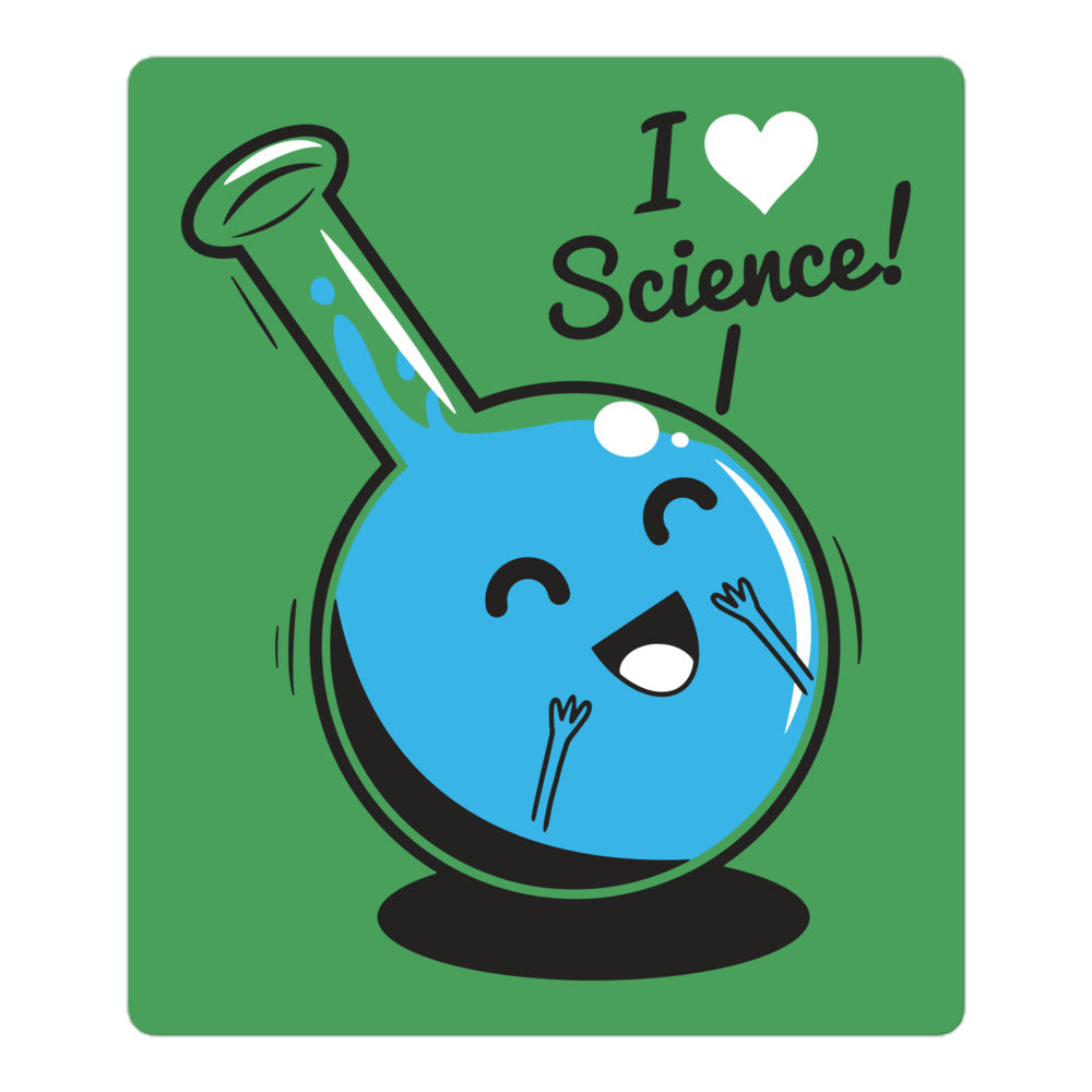 I Heart Science Sticker