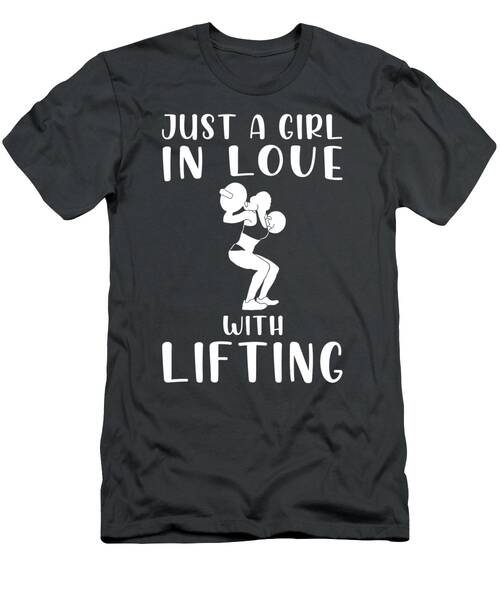 Lift And Laugh Celebrate A Girls Passion For Weightlifting T-Shirt