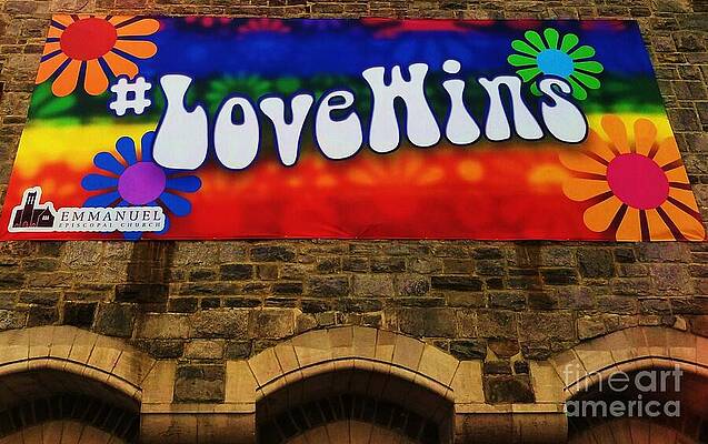 Love Wins Sign, Baltimore Print