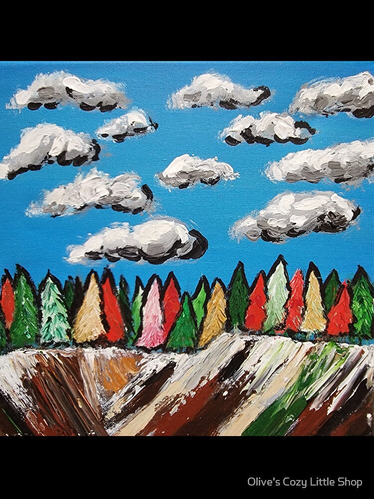 Holiday Tree Forest by Olive's Cozy Little Shop