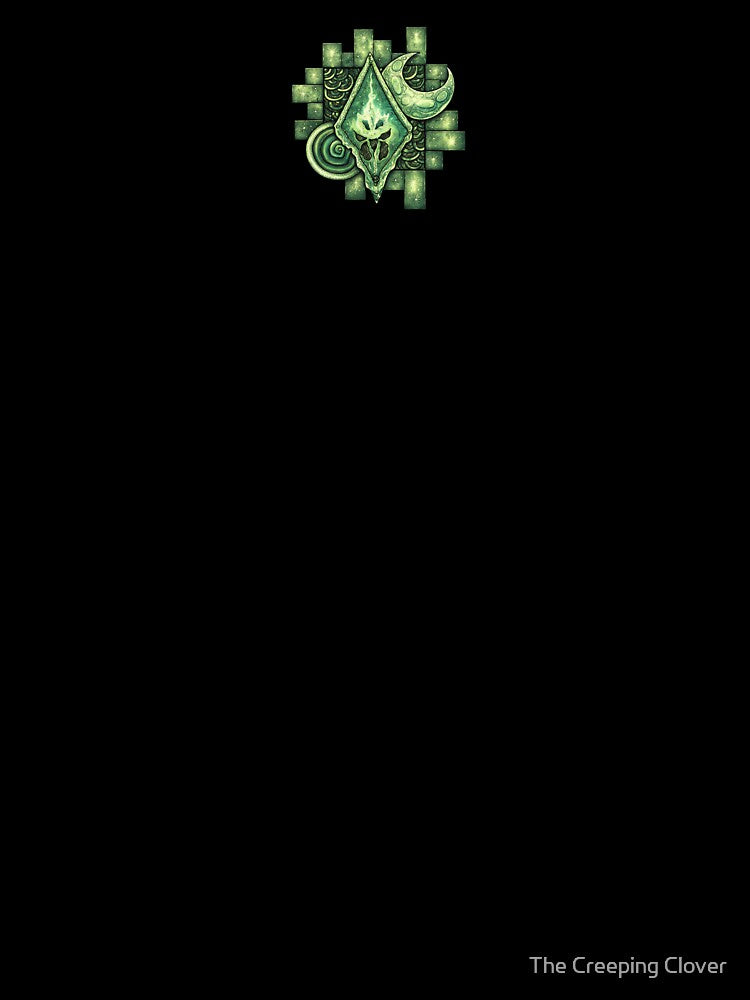 Green Ancient Talisman of Eternal Renewal by The Creeping Clover