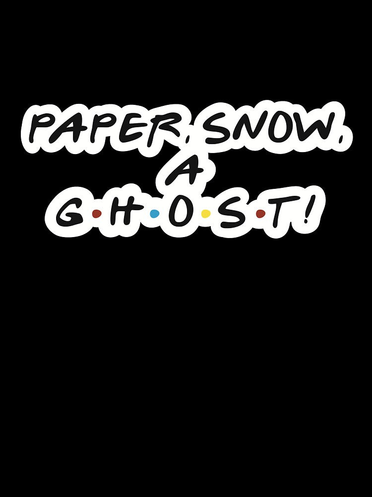 Paper, snow, a ghost! by Friendzee