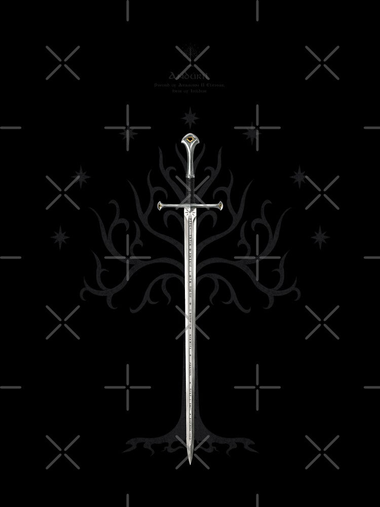 Andúril, Sword of Aragorn II Elessar, heir of Isildur, LOTR by Inês Pereira