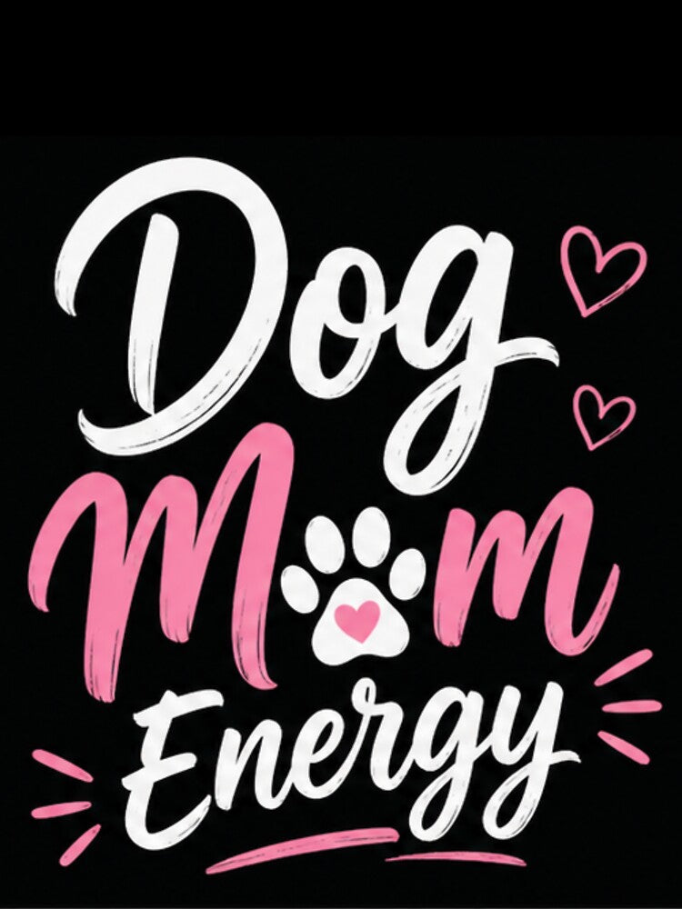 Dog Mom Energy Cute Puppy Lover Aesthetic Pet Owner Gift by PoojaArtLab