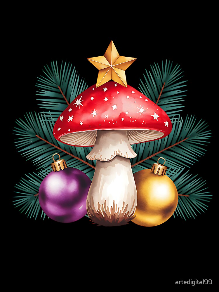 Cute Christmas Illustration – Watercolor Holiday Art by artedigital99