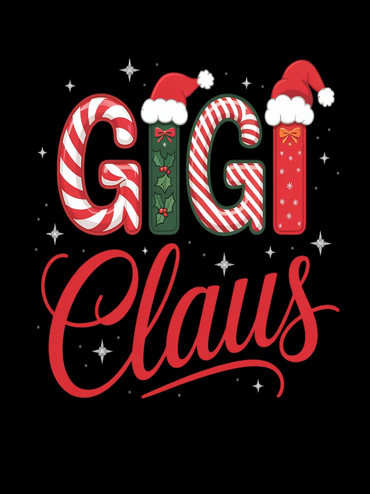 Christmas Gigi Claus Holiday Happy Christmas by RonnasJackson