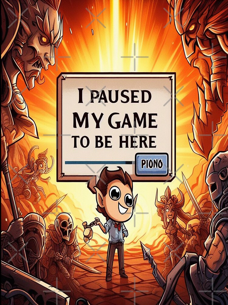 T-shirt I Paused My Game to Be Here by merchamjad