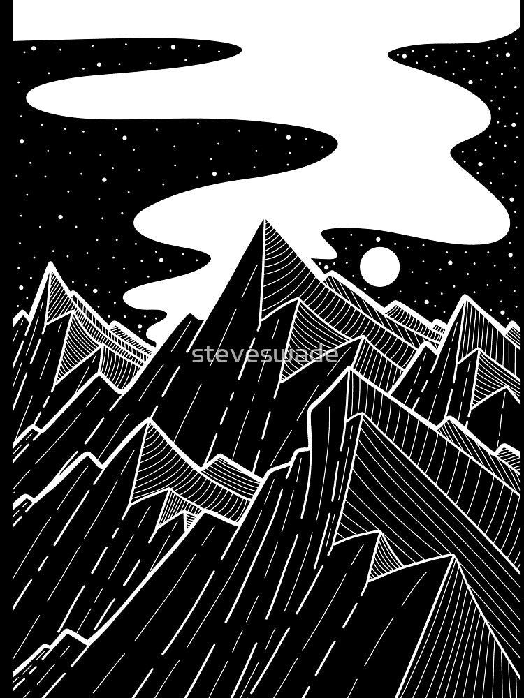 White smoke peaks by Swadeillustrations