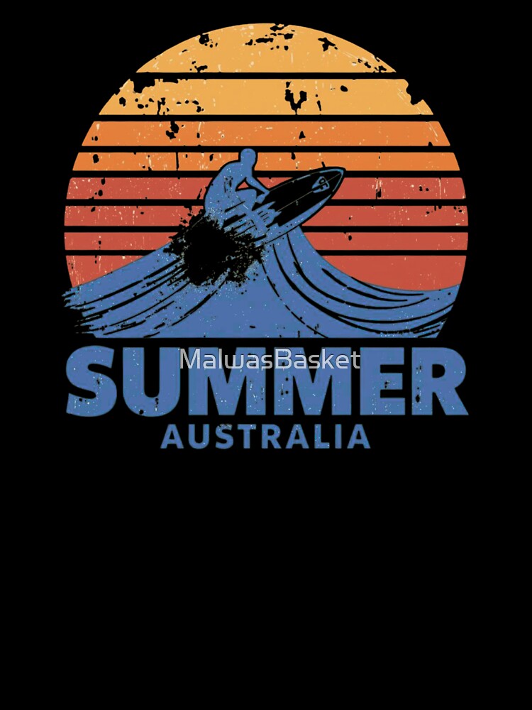 Summer Australia Surfing Australia: The Ultimate Guide for Beginners and Pros, Gifts for Surf Girls and Surf Boys T-shirt by MalwasBasket